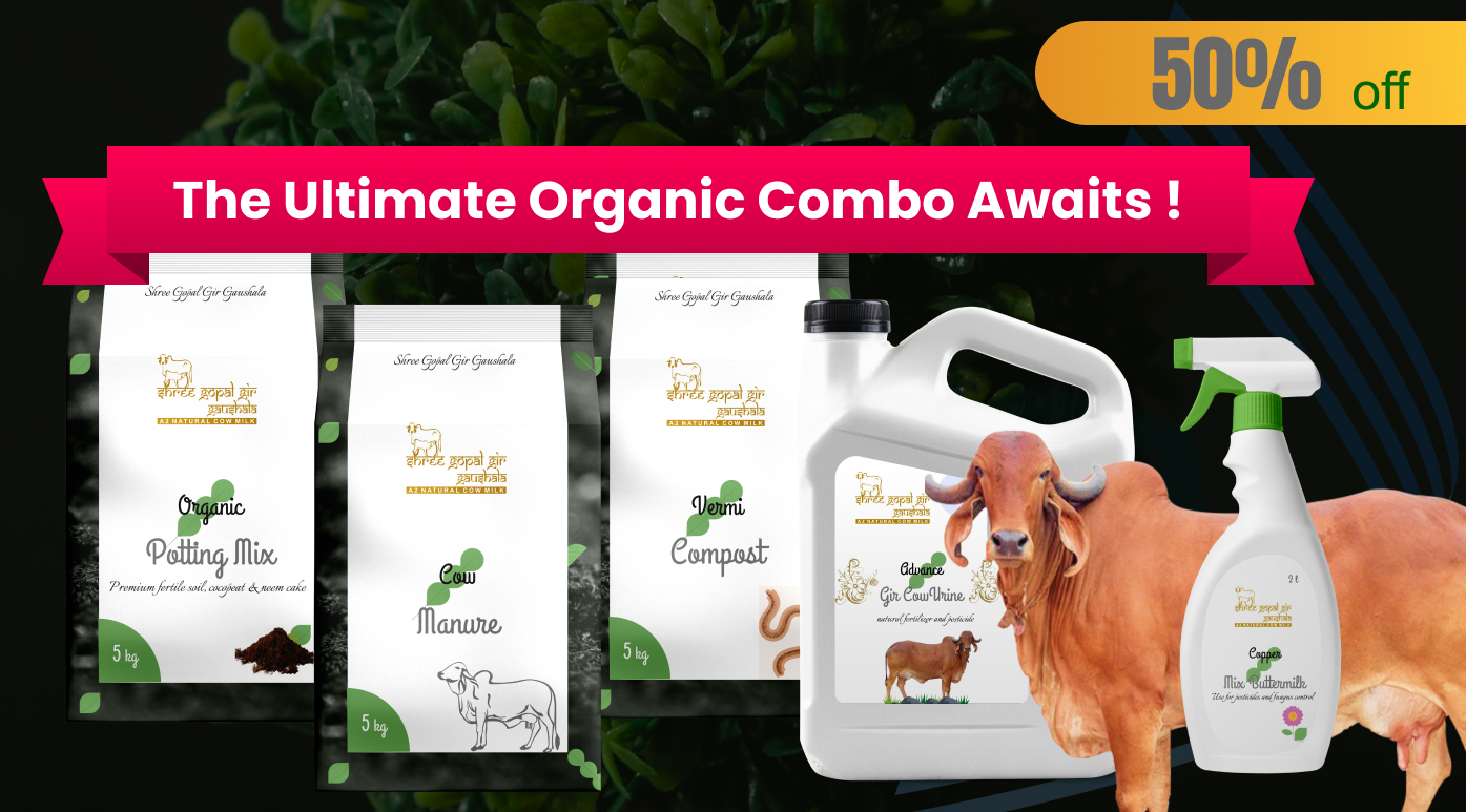 Organic Combo Kit - Shree Gopal Gir Gaushala